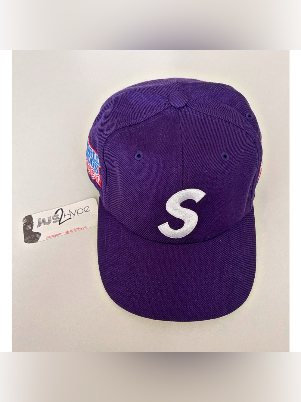 Supreme World Famous S Logo 6-Panel Hat Brand New